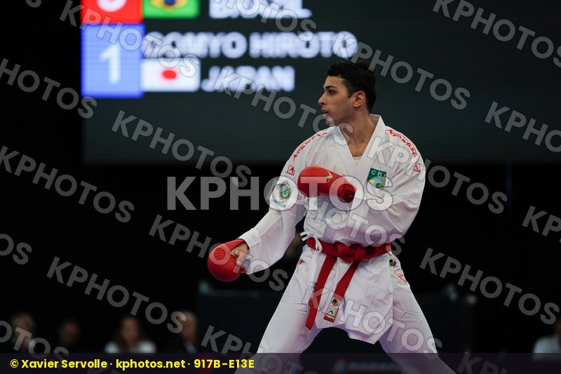 Brazil Figueira Vinicius Gomyo Hiroto Japan Male kumite -67 kg
