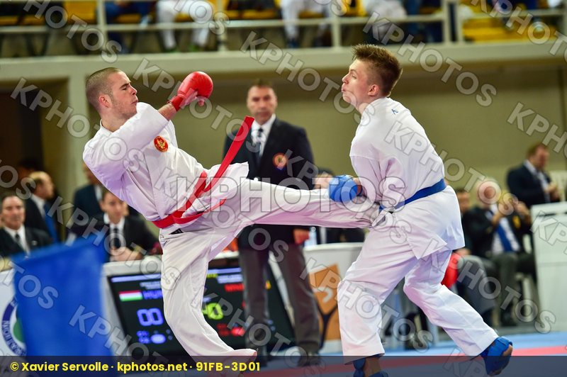 -68 Kg Erdos Martin Hodzic Mario Hungary Junior Kumite Kwon Male