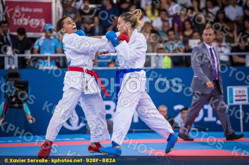 -55 kg Croatia finals France Kovacevic Jelena kumite Thouy Emili