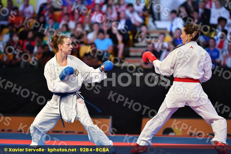 Austria Female kumite -50 kg < LRBarcodes Ozcelik Serap Plank Be