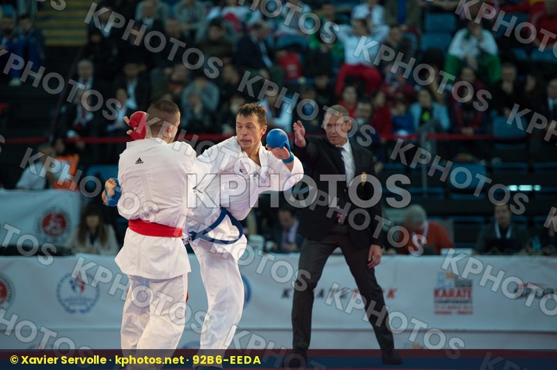 -75 kg bronze match Da Costa Logan finals France kumite Latvia m
