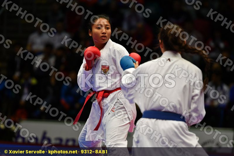 Coky Cokorda Istri Female kumite -55 kg Indonesia Kazakhstan Muk