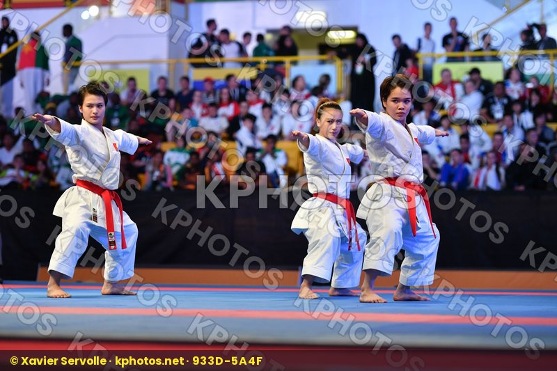 Female team kata Unshu Viet nam Vietnam Vietnam