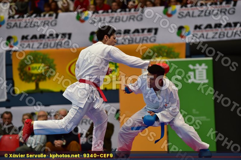 Japan male kumite -75 kg nishimura ken Shureido watanabe daisuke