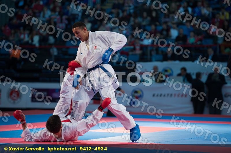 -67 kg bronze match Croatia Domdjoni Danil Hungary kumite Tadiss