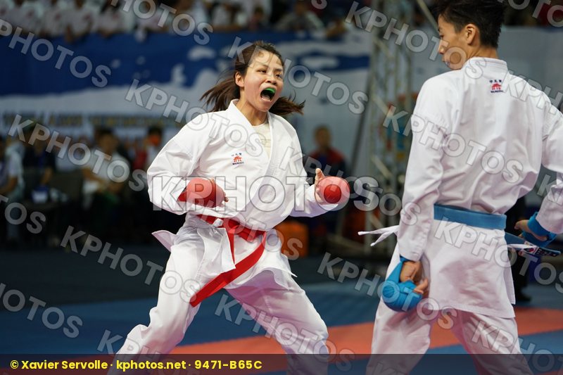 China Choi Wan yu Female kumite -61 kg Hong Kong Yin Xiaoyan