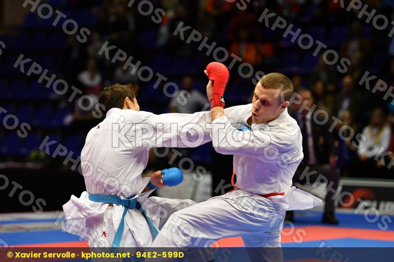 Kalnins Kalvis Latvia Male kumite -60 kg Saymatov Sadriddin Uzbe