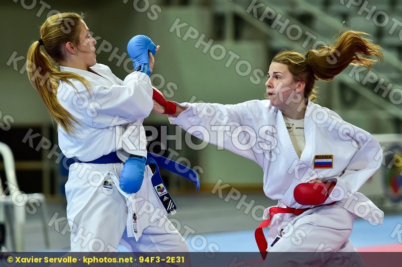 -55 Kg Female Goginova Liudmila Kumite Russian Federation Tokaid