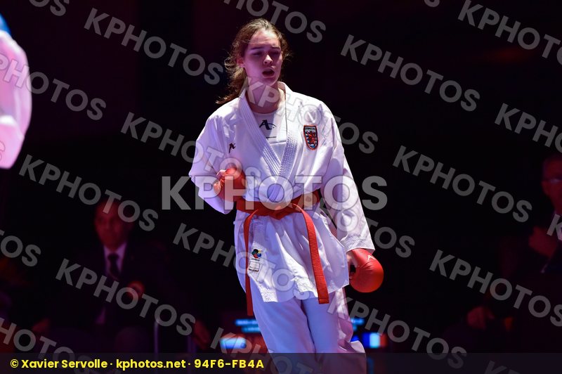 -55 kg final France kumite Luxembourg Thouy Emilie Warling Jenni