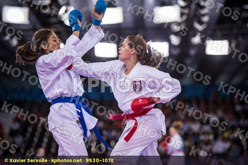 -55 kg Azerbaijan day1 Gasimova Ilaha kumite Luxembourg qualific