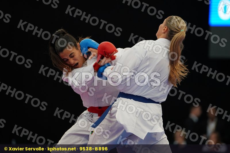 Austria Buchinger Alisa Female kumite -61 kg France Heurtault Le