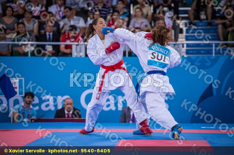 -68 kg Austria Buchinger Alisa day2 kumite qualification Quirici