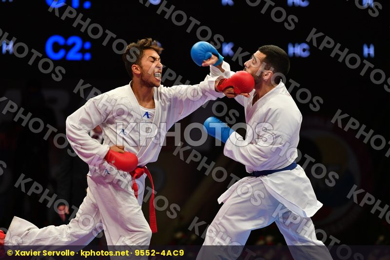 Ahmed Hmissa Cuerva mora Raul Male kumite -67 kg Spain Tunisia