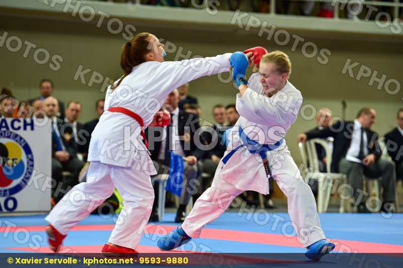 -48 Kg Estonia Female Germany Hayashi Junior Kumite Schimpf Alin