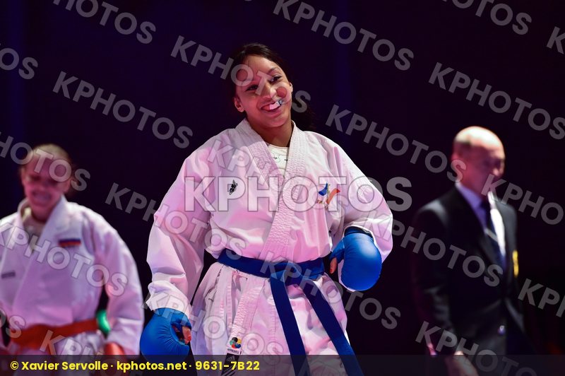 -61 kg final France Gataullina Nailya Ignace Lucie kumite Russia