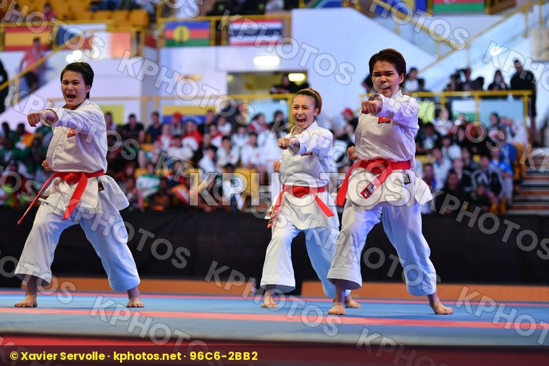 Female team kata Unshu Viet nam Vietnam Vietnam