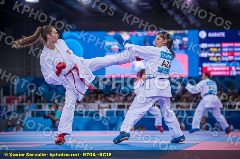 +68 kg Azerbaijan Croatia day2 kumite Martinovic Masa qualificat