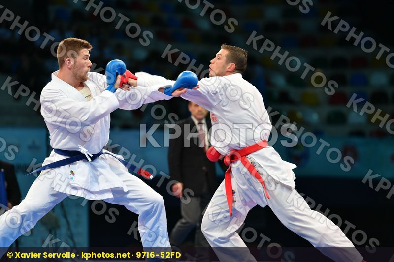 Bitevic Slobodan Hungary Male kumite 84+ kg Molnar Daniel Serbia