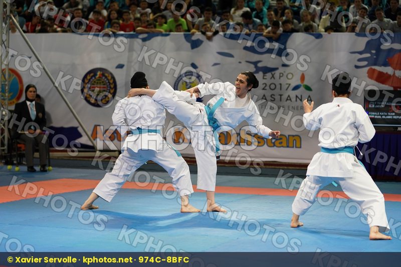 Female Team kata Iran  islamic republic of