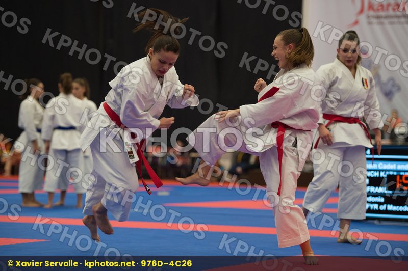 cadet female France Junior Kata team