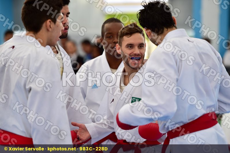 Brasil final kumite Male team Venezuela