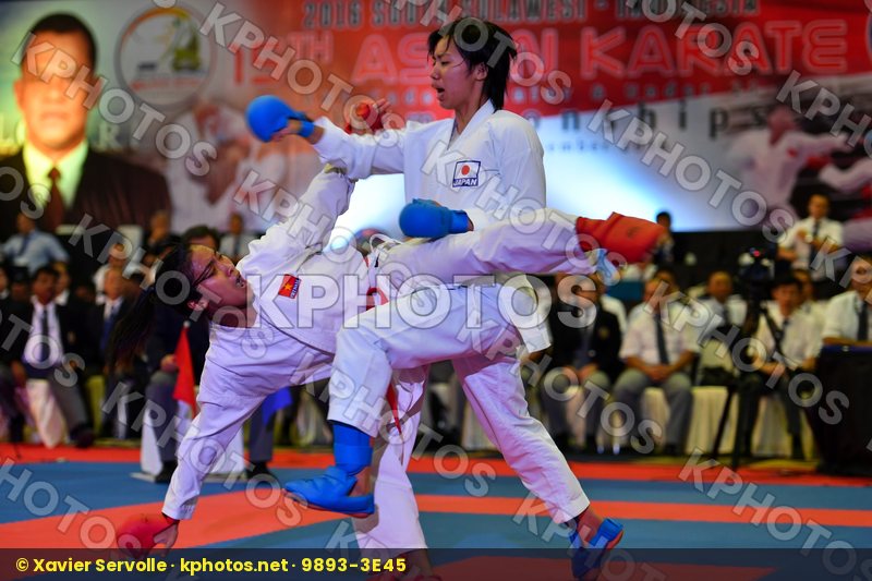 Japan Kikuchi Mizuki Nguyen Thi Viet Trinh U21 Kumite Female -68