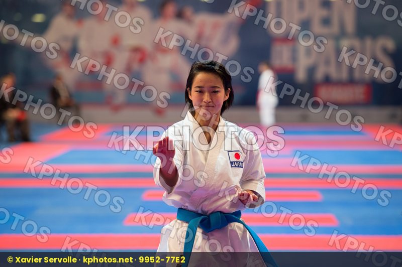 Top photo of  female Japan  kata Paris qualification shureido