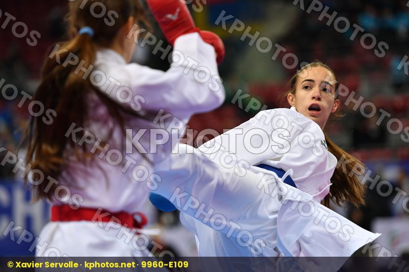 Cadet kumite female -47 kg, Garcia moya Nidia, Hurenko Polina, M