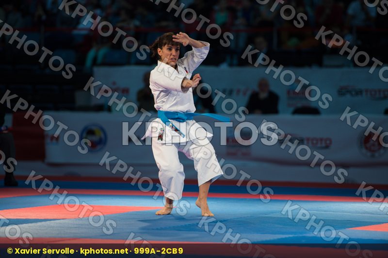 female finals kata kumite Sanchez Jaime Sandra Spain