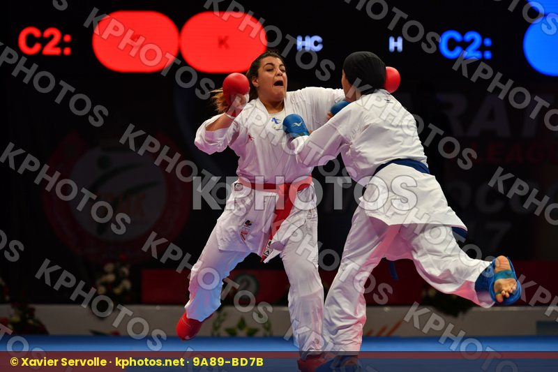 Abdelaziz Feryal Egypt Female kumite 68+ kg Jami Chahnez Tunisia