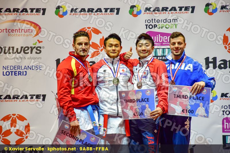 Hayashida Chikashi Iodice Alessandro Italy Japan Male kata podiu
