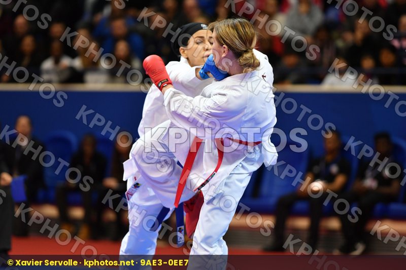 Connell Amy Female kumite -55 kg Iran  islamic republic of Khaks