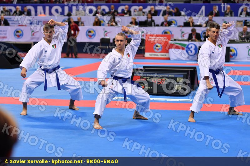 Italy Italy Italy Kata team cadet and junior male Sochin