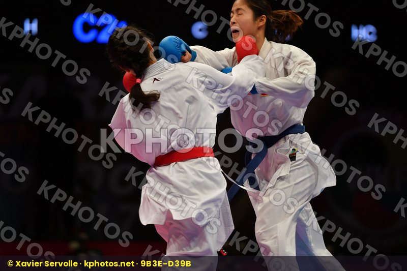 China Errabi Fatima zahra Female kumite -68 kg Morocco Tang Ling