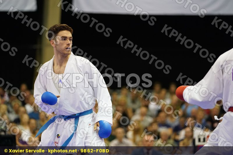 Asiabari Aliasghar Gold match Horuna Stanislav Iran Islamic Republic of Male Kumite -75kg Ukraine
