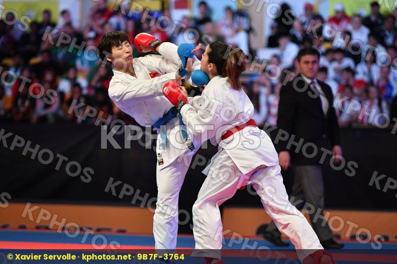 China Female kumite -61 kg Italy Pasqua Laura Yin Xiaoyan