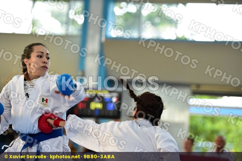 -61 Kg Arreola Merillela Female final Flores Paula Ivonne kumite
