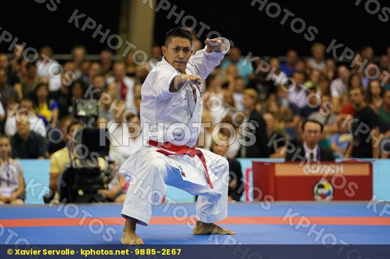 Gold match Japan Kiyuna Ryo Male Kata