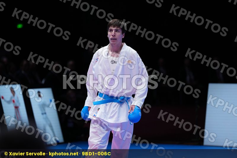 HAUBOLD JANNE (GER) vs GASPARIAN EDUARD (EKF-1) in Male Kumite -84 Kg - Semifinal Bout
