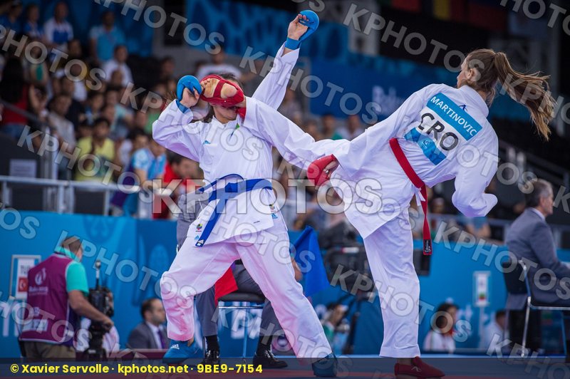 +68 kg Azerbaijan Croatia day2 kumite Martinovic Masa qualificat