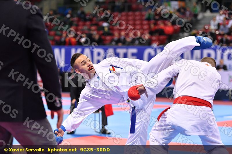 Dacosta Steven France Ryaboshapko Kyrylo U21 kumite male -67 kg