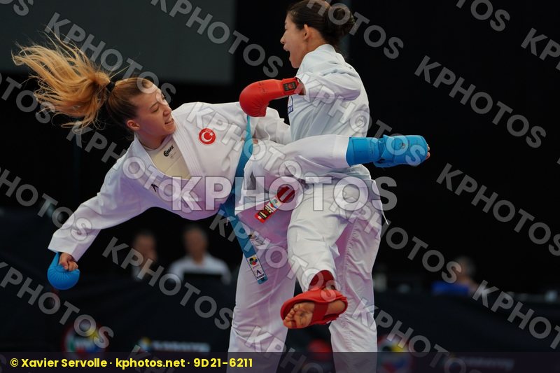 Female kumite -50 kg Japan Tadano Ayaka Tokcan Umay Turkey