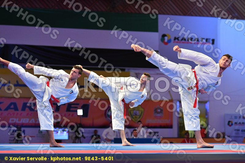 Gankaku Italy Male team kata