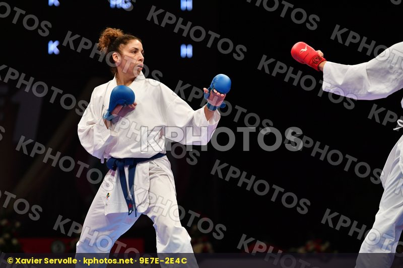 Female kumite 68+ kg France Kloucha Sofia Slovakia Tatarova Domi