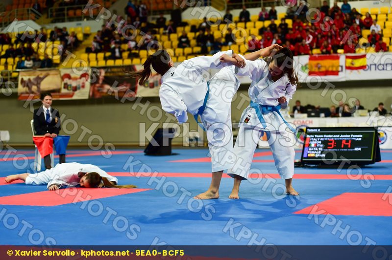 Cadets et Juniors DaeDo Female Kata Spain team
