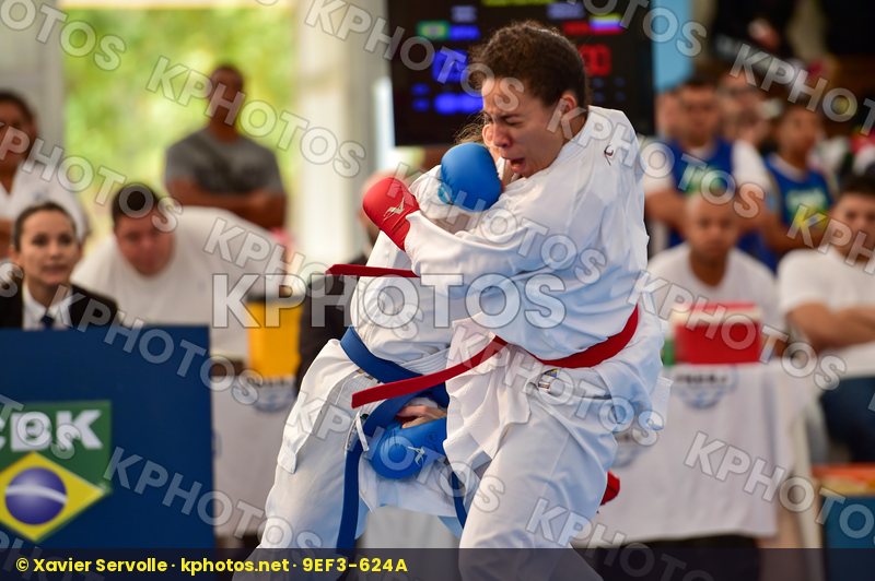 Brasil Female final kumite team Venezuela