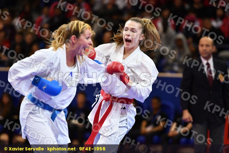 Campbell Kathryn Canada Female kumite -55 kg Hungary Molnar Reka