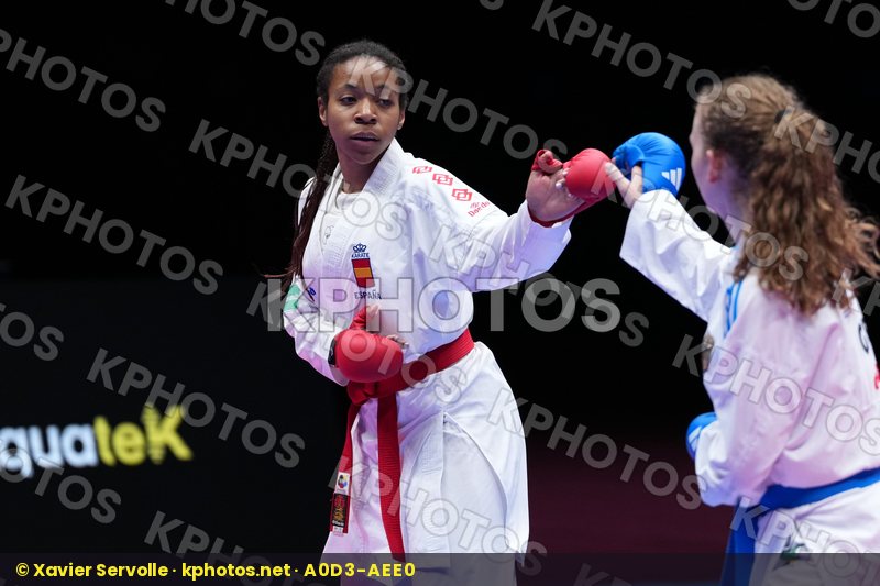 NIETO_MEJIAS MARIA_ISABEL (SPAIN) vs RIEDEL HANNAH (GERMANY) in Female Kumite -68 Kg - Final Bout