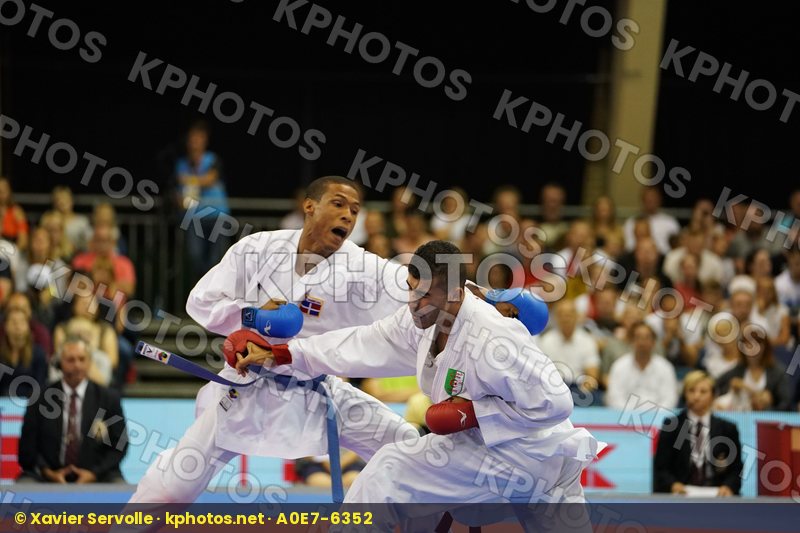 Algeria Benkhaled Abdelatif bronze match Dominican republic Ferreras Deivis Male Kumite -67kg