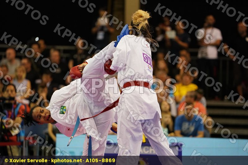 Brazil Female Kumite +68kg Rodrigues Isabela Slovakia Tatarova Dominika